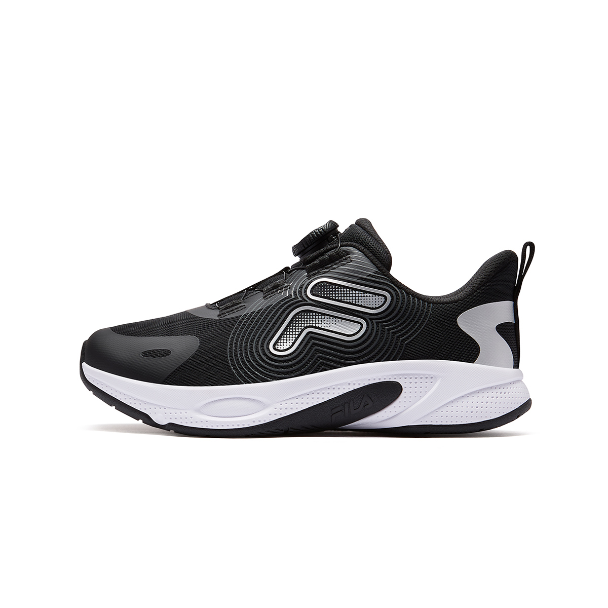 FILA KIDS PERFORMANCE FPH Легкие амортизирующие кроссовки Low Top для детей черный/космическое серебро для подростков — фото 3