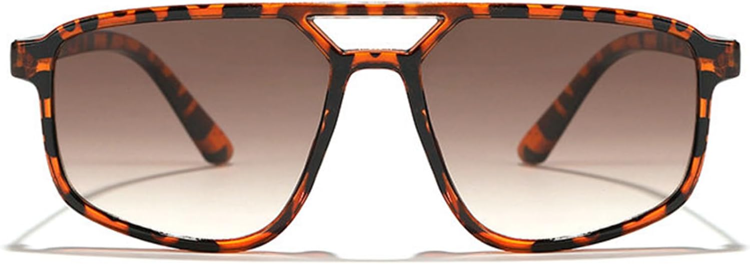 

Willochra Модные солнцезащитные очки-пилот большого размера для женщин и мужчин, роскошные многоугольные солнцезащитные очки в крупной оправе с градиентным переходом цвета, C7