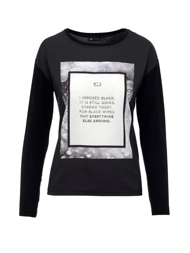 

Лонгслив Decay Langarmshirt, черный