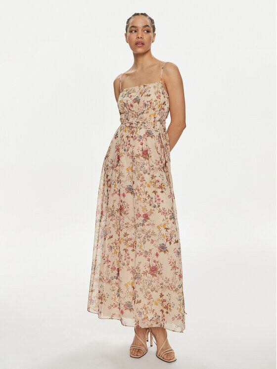 

Летнее платье стандартного кроя Weekend Max Mara, бежевый