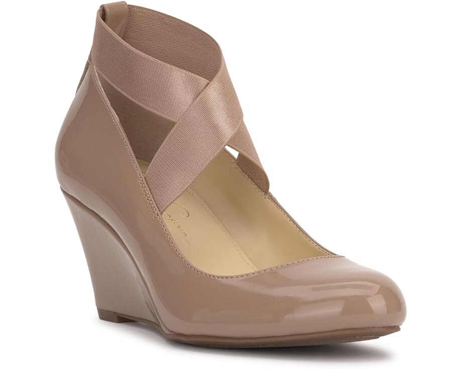 

Туфли Jessica Simpson Saedra Dress Wedge, цвет Chai Latte Patent