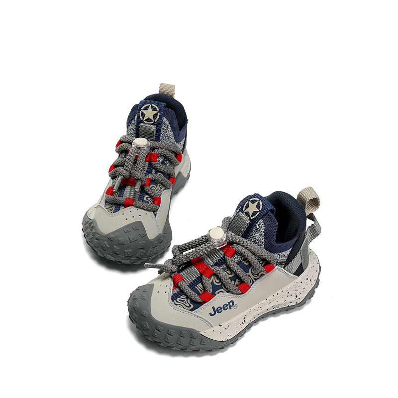 Кроссовки Jeep Kids Lifestyle Shoes Kids Low-top Gray/Blue, красный/синий — фото 4