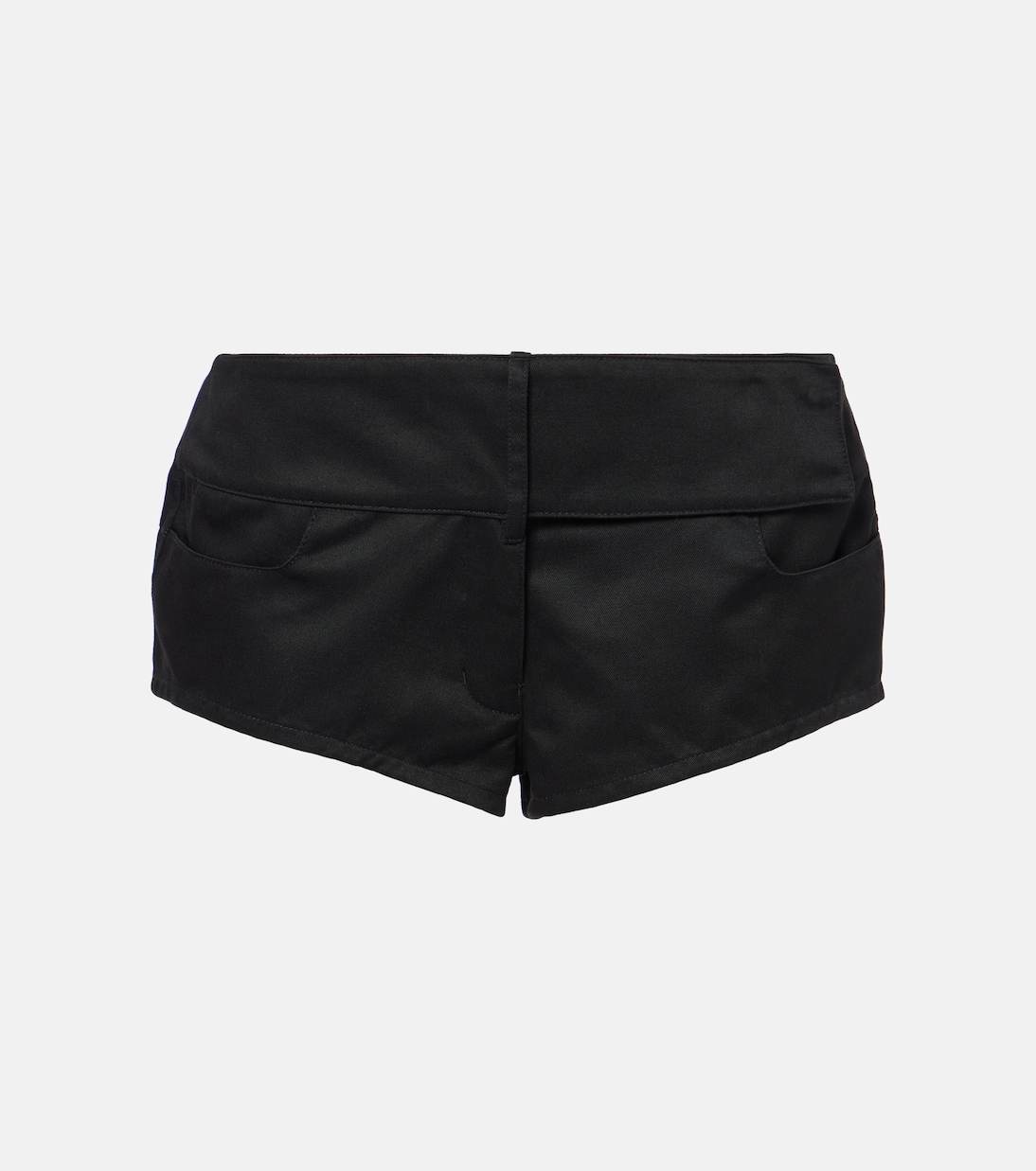 

Шорты с низкой посадкой Courrèges, черный