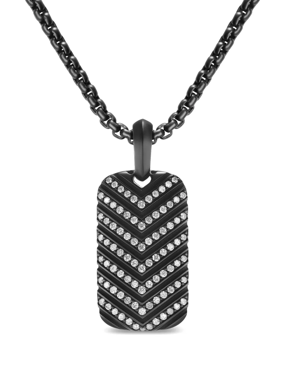 

Колье Chevron Tag David Yurman, черный