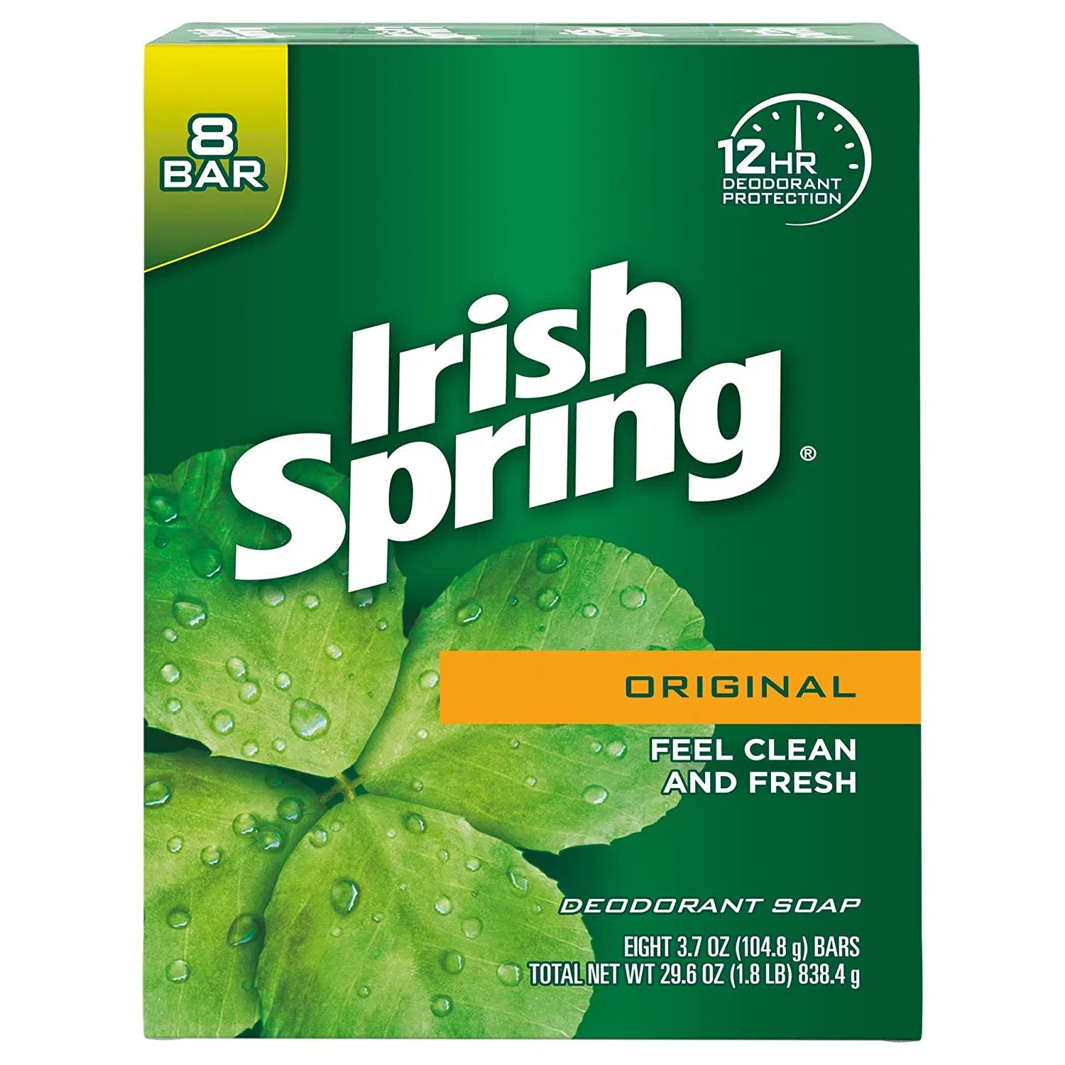 Дезодорантное мыло Irish Spring Original, 8 x 120 мл Irish Spring