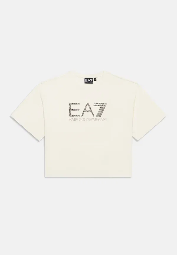 Футболка принтованная Ea7 Emporio Armani, мистический синий — фото 3