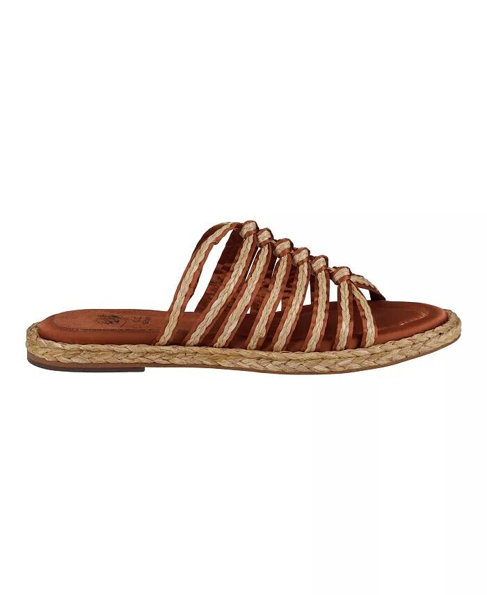 Женские сандалии-эспадрильи на плоской подошве с ремешками Phoenix GC Shoes, коричневый — фото 2