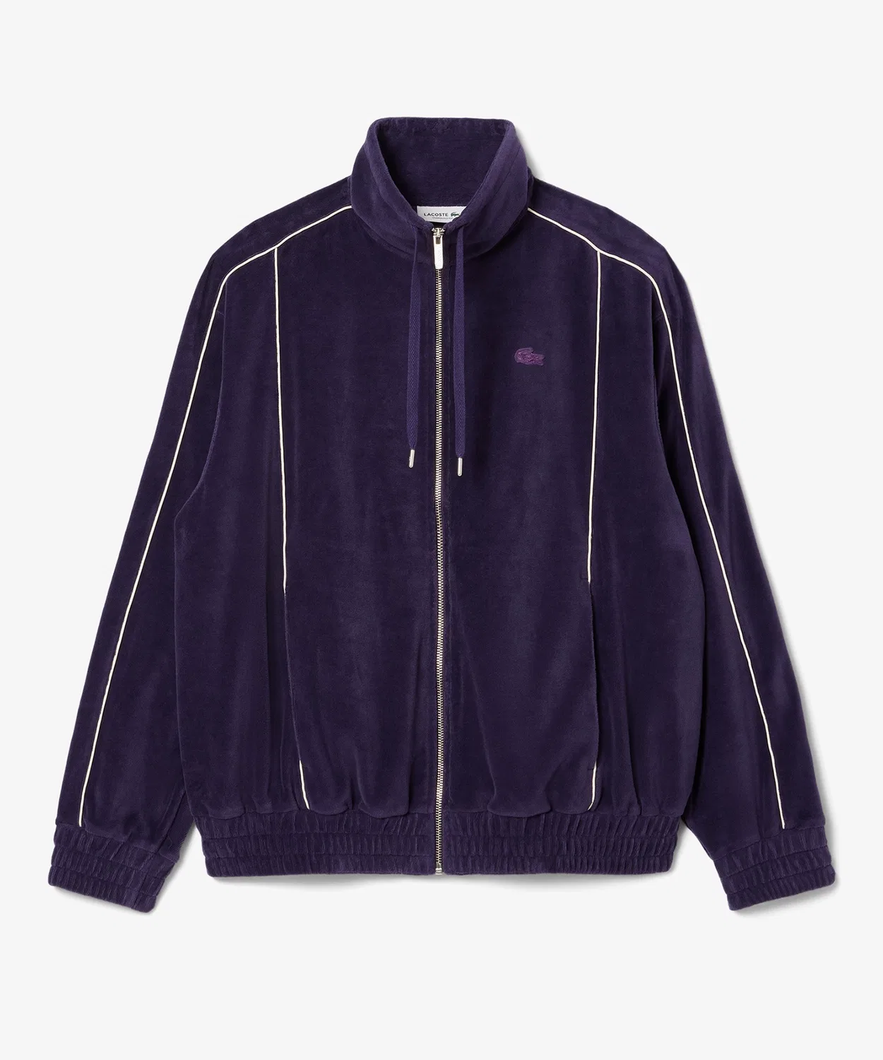 Куртка-трактор Nike Oversize Fit, велюровая, тёмно-синяя — фото 4