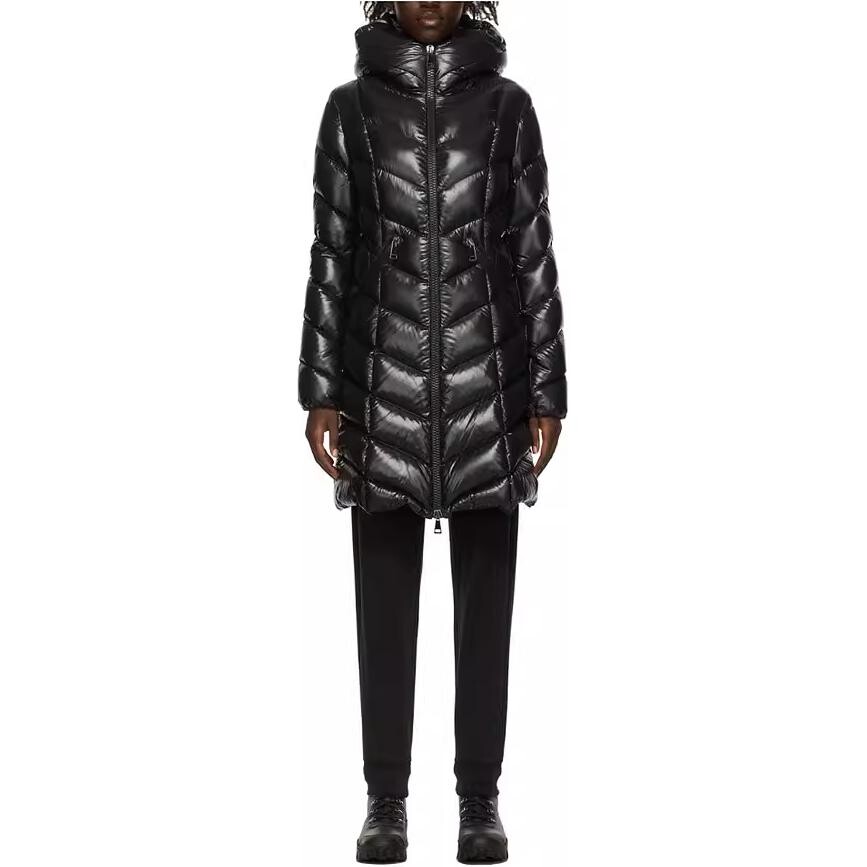 

Пуховик женский черный Moncler