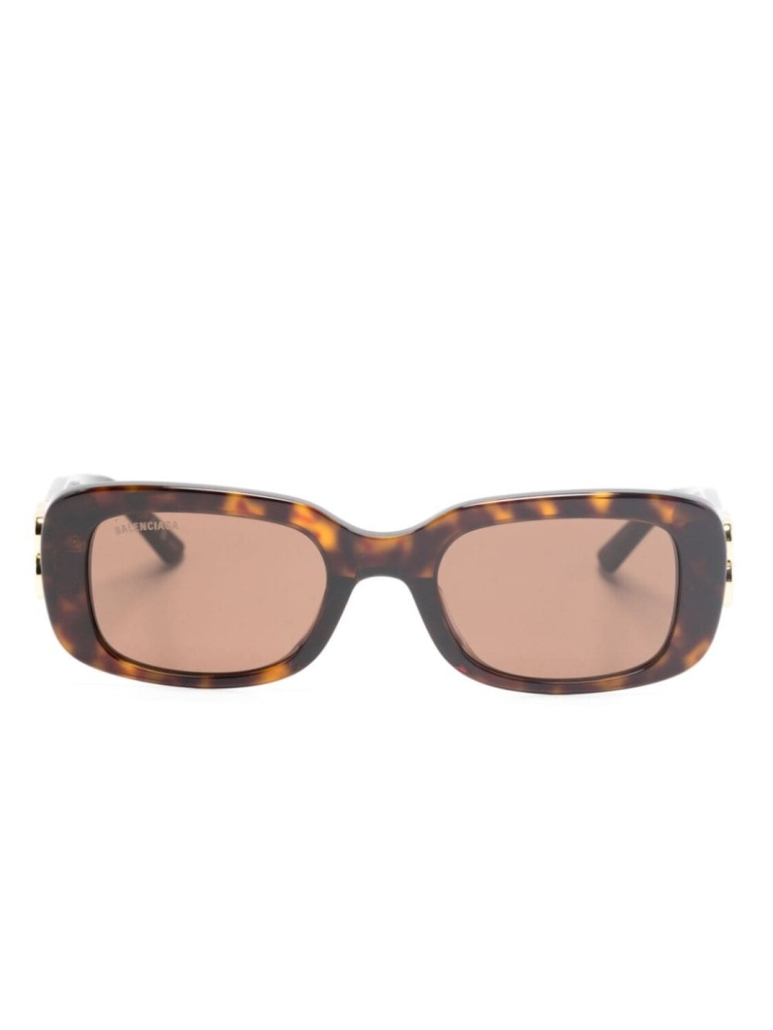 

Balenciaga Eyewear солнцезащитные очки в прямоугольной оправе, коричневый