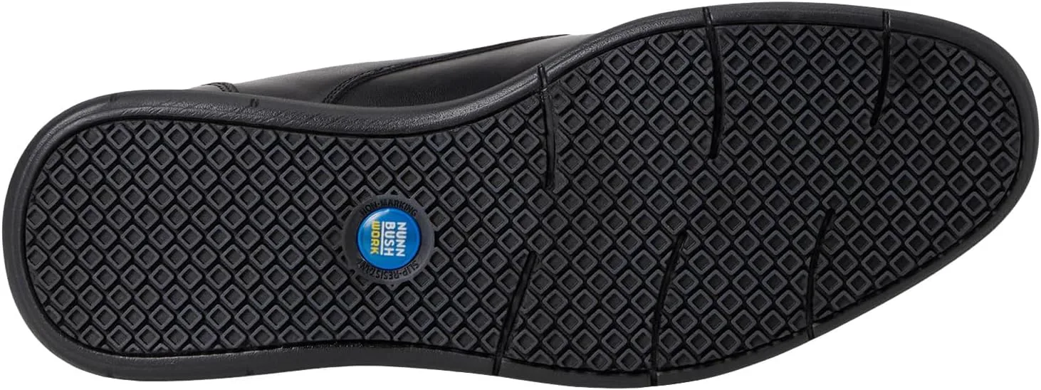 Мужские слипоны Nunn Bush, модель Chase Work Moc Toe, черный — фото 4
