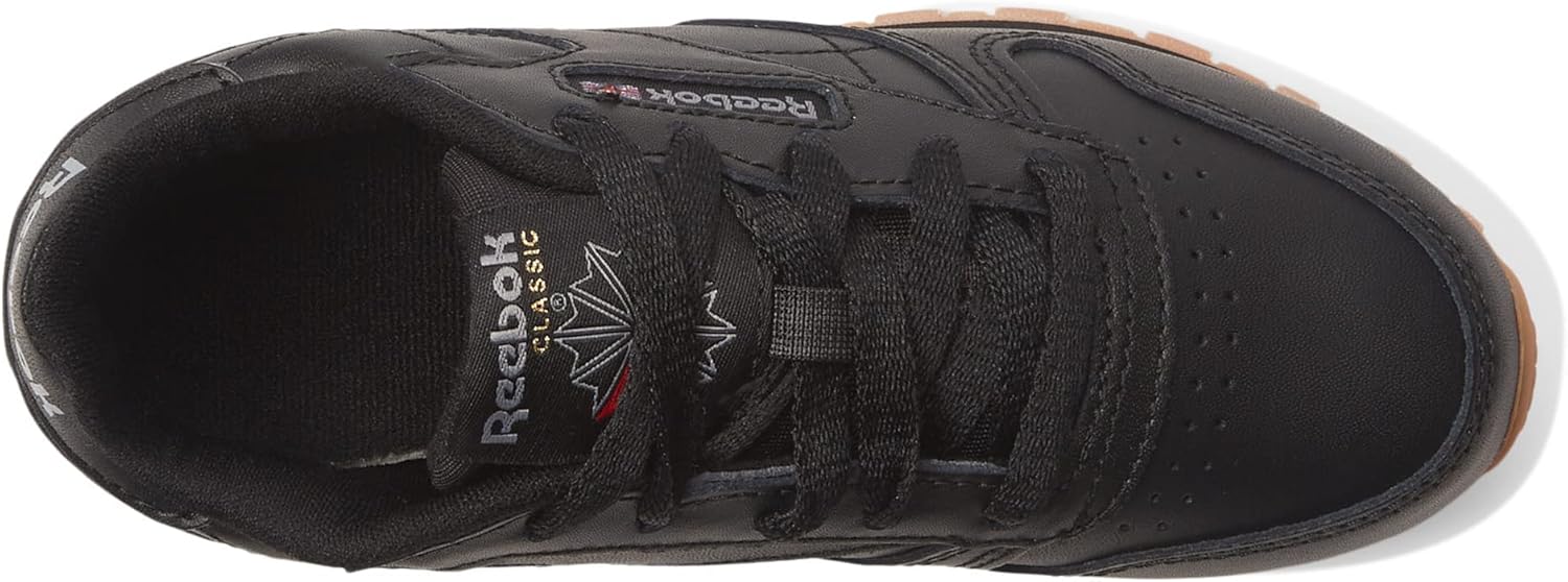 Детские кроссовки Reebok Classic Leather, черный — фото 3