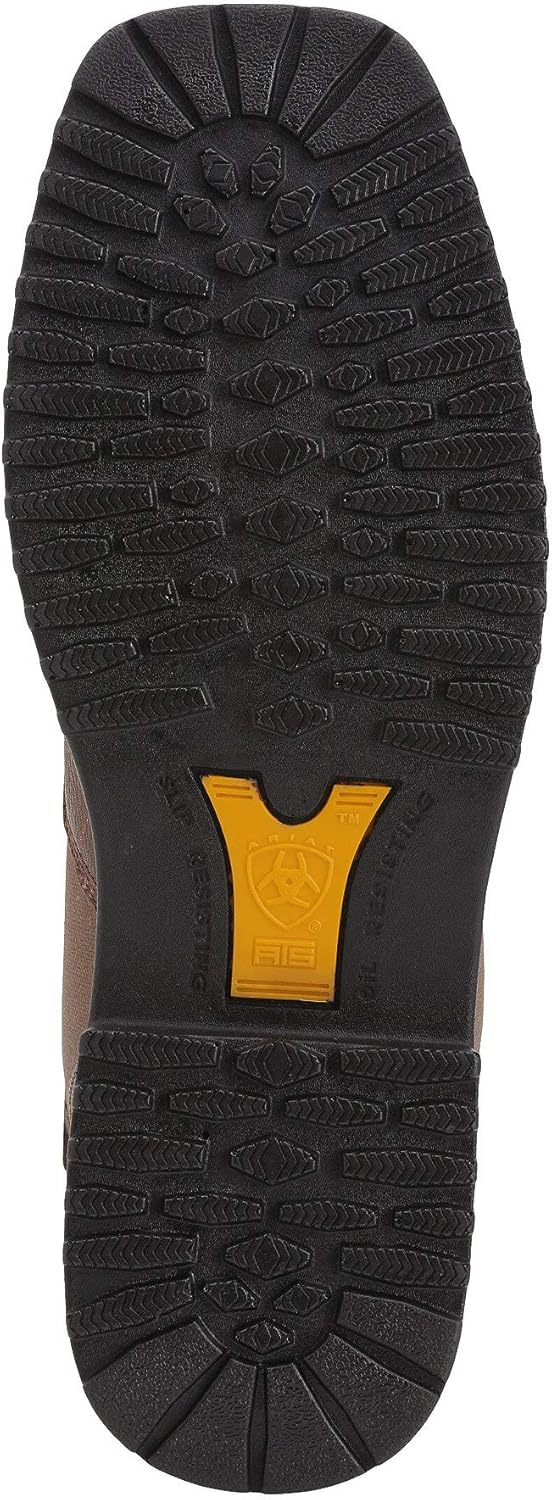 Мужские ботинки ARIAT Rigtek 8 с широким квадратным носком и композитным защищенным носком, коричневый — фото 3