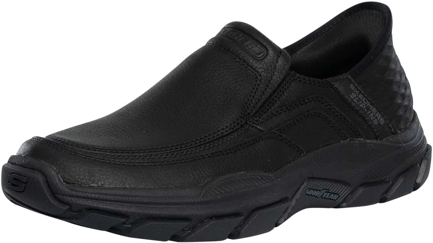 Мужские кроссовки Skechers Respected-Elgin 204810, BBK (черный/черный), размер 46 EU