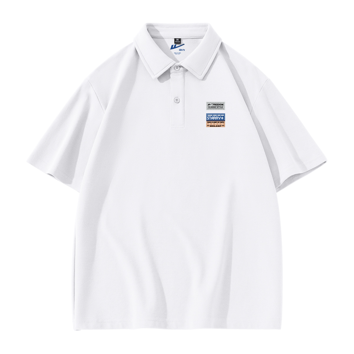 

Футболка поло мужская WARRIOR, серая