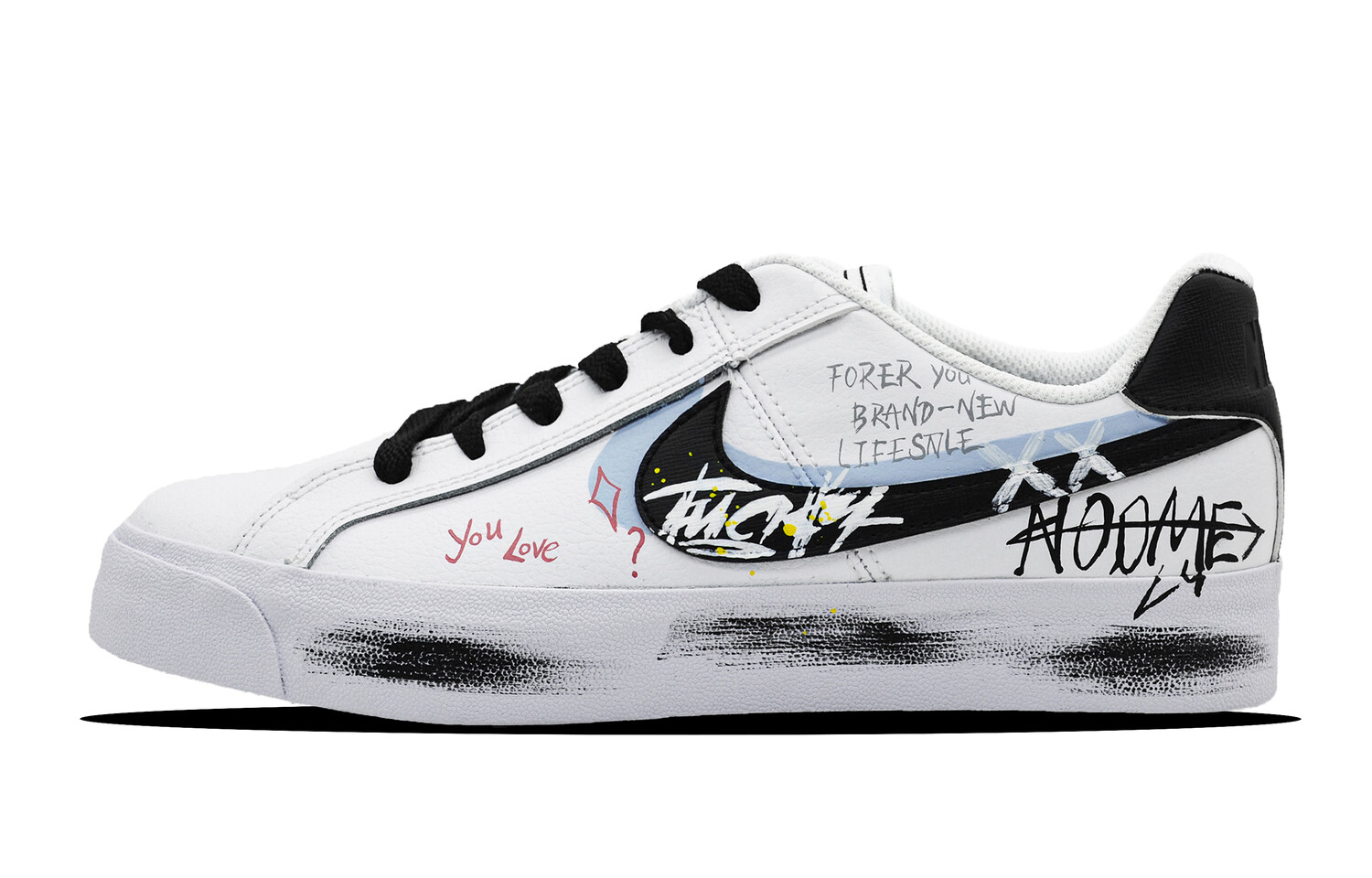

Мужские кроссовки для скейтбординга Nike Court Royale, Graffiti wind