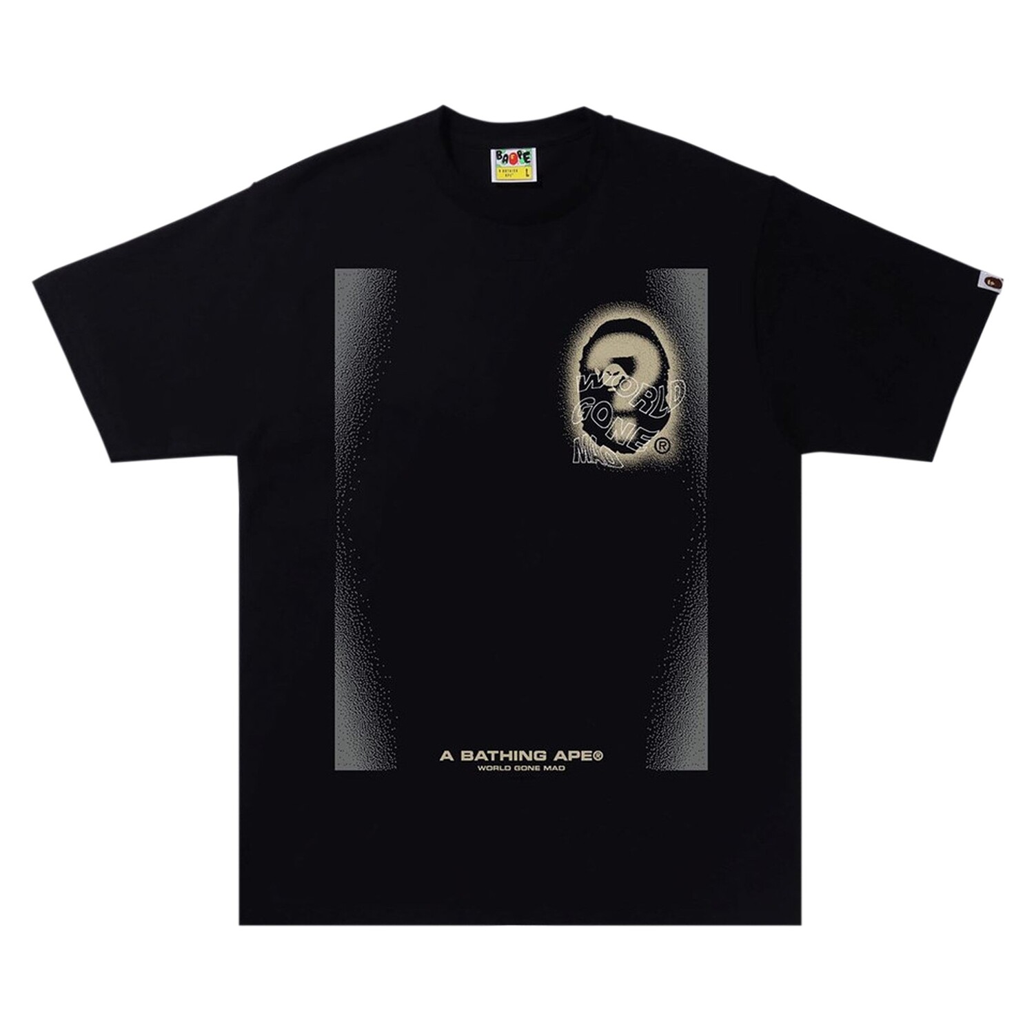 

Футболка BAPE Multi Logo #3, черная