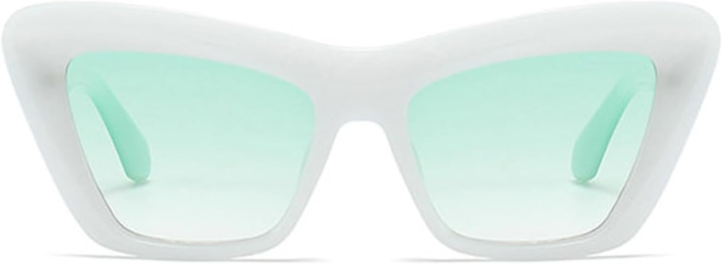 

Солнцезащитные очки Willochra «Кошачий глаз» для женщин, модные винтажные квадратные очки большого размера, классические мужские очки для вождения с защитой от УФ-излучения, Blue