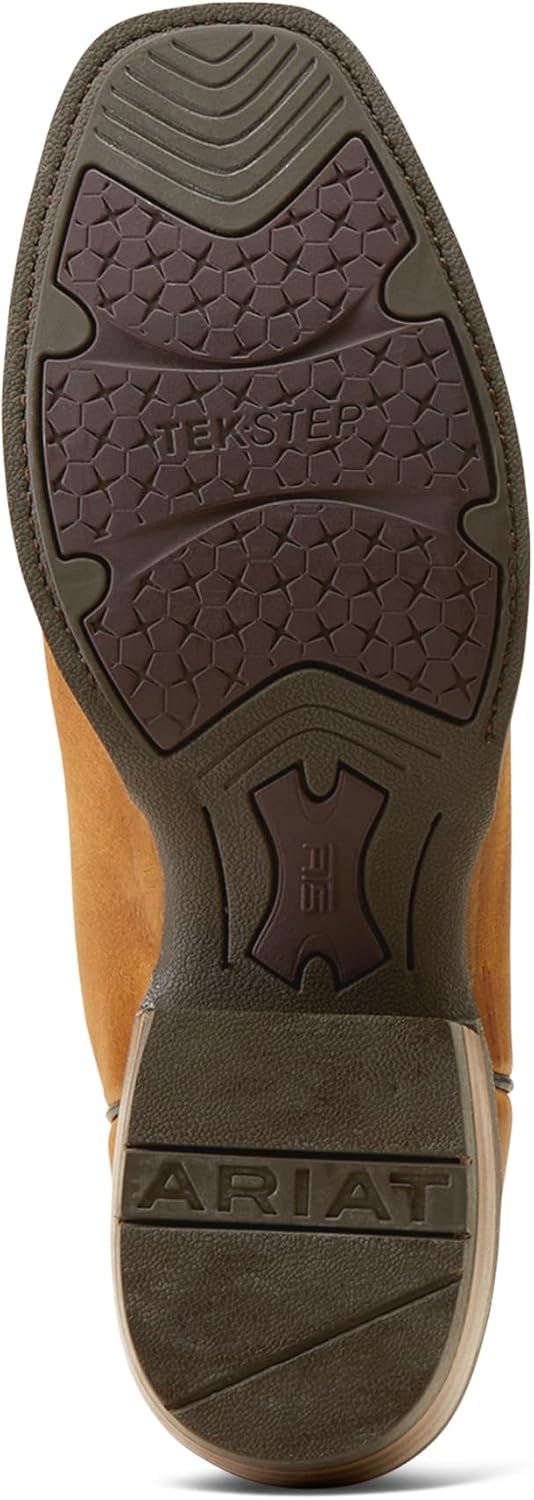 Мужские ковбойские ботинки Ariat Ringer, красный/бежевый — фото 4