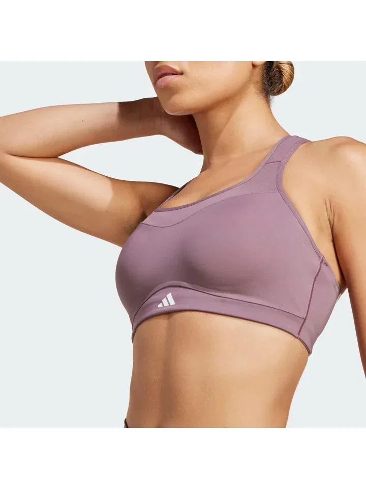 Спортивный бюстгальтер Aeroready, Adidas, розовый — фото 4