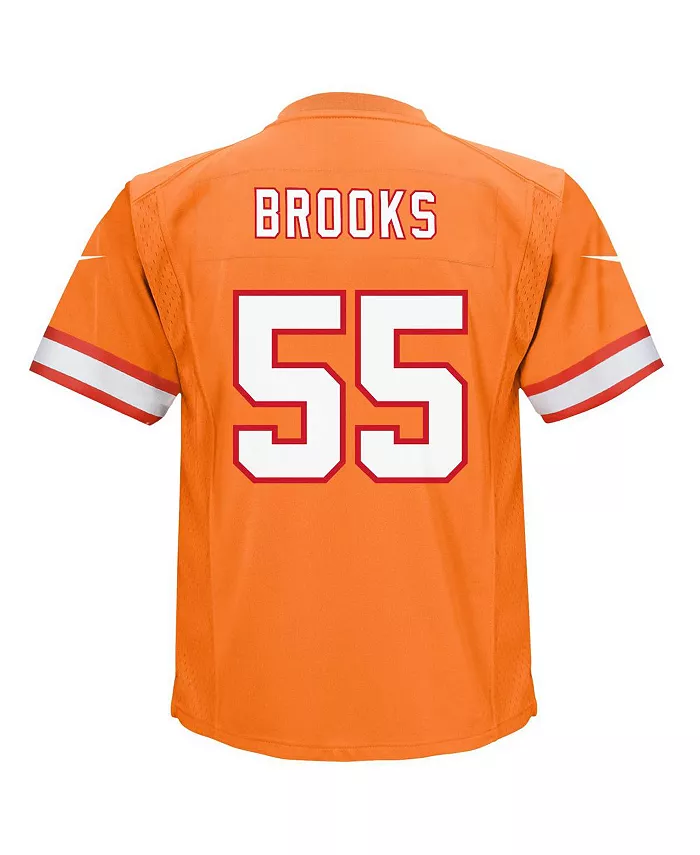 Детская игровая футболка Derrick Brooks в оранжевом цвете Tampa Bay Buccaneers (завершивший карьеру игрок) Nike — фото 3