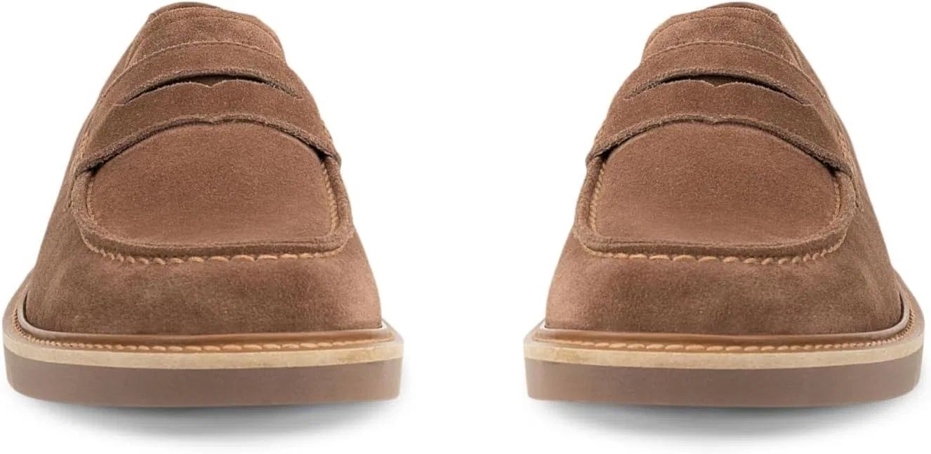 Лоферы ECCO London Penny Loafer, коричневый замшевый — фото 2