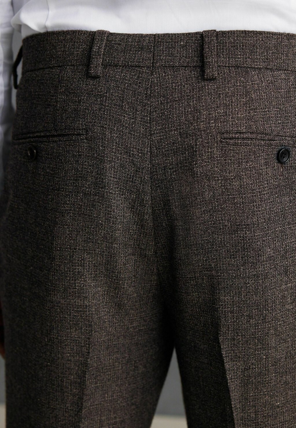 

Костюмные брюки SIGNATURE ITALIAN TEXTURED REGULAR FIT Next, коричневый