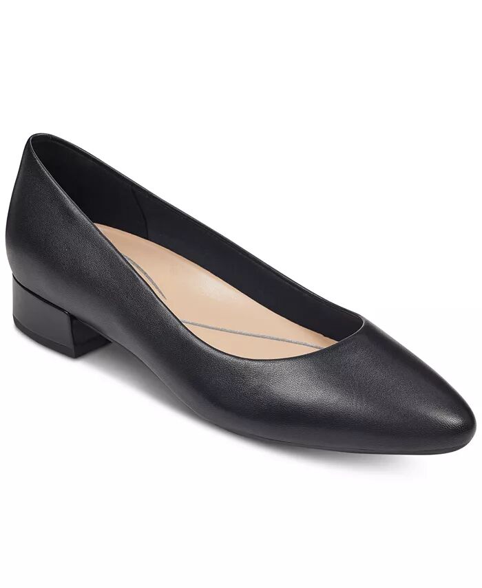 Женские туфли-лодочки Eflex Caldise Slip-on на низком каблуке Easy Spirit, черный