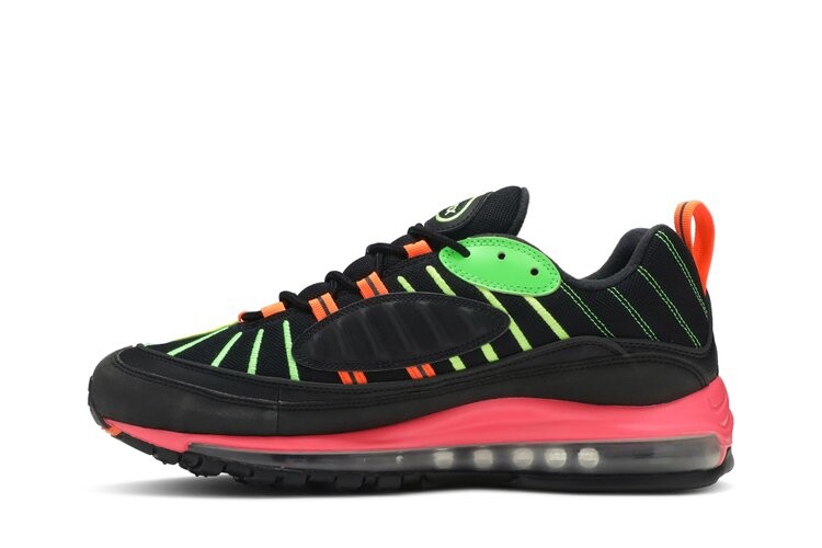 Кроссовки Nike Air Max 98 'Tokyo Neon', черный — фото 3
