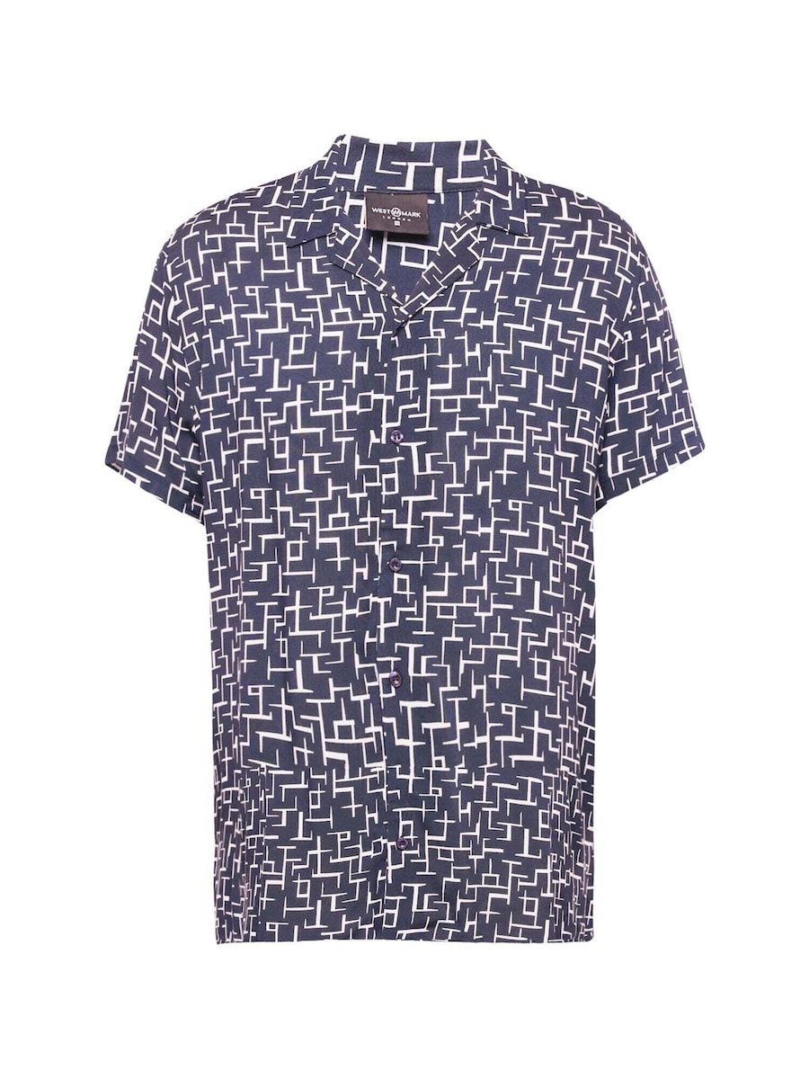 

Рубашка на пуговицах Comfort fit WESTMARK LONDON Hawaii, синий