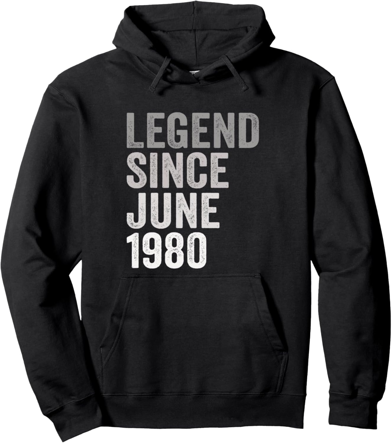 

Худи Legend Since June 1980's Birthday, черный Legend Since June 1980 Birthday Year