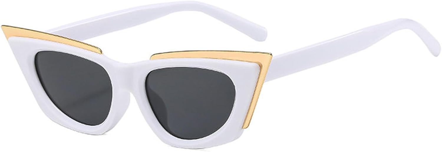 

Винтажные женские солнцезащитные очки «кошачий глаз» Willochra, винтажные маленькие квадратные солнцезащитные очки для мужчин, роскошные очки для путешествий на открытом воздухе, защита от ультрафиолета UV400, C5