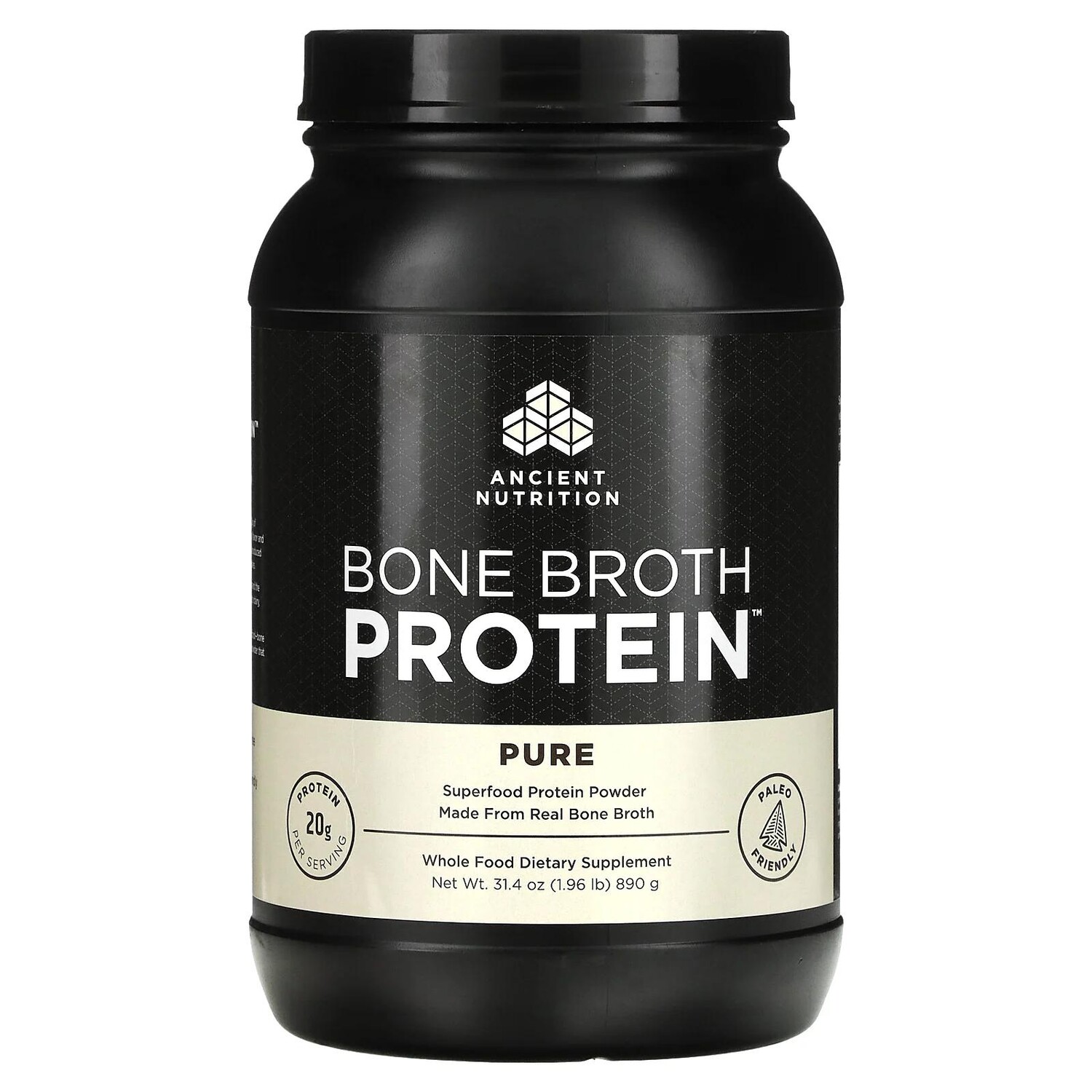 

Dr. Axe / Ancient Nutrition Протеин Bone Brot чистый 31.4 унц. (890 г.)