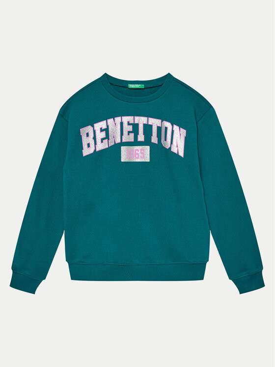 

Толстовка regular fit United Colors Of Benetton, зеленый