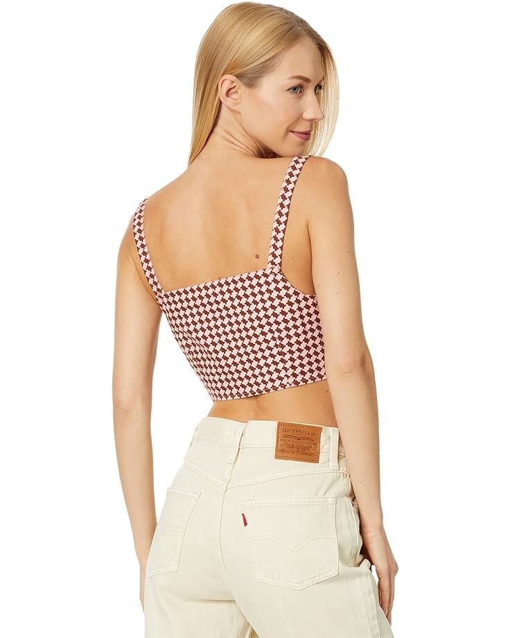 

Топ Levi's Premium Nadia Crop Top, цвет Cherry Mahogany