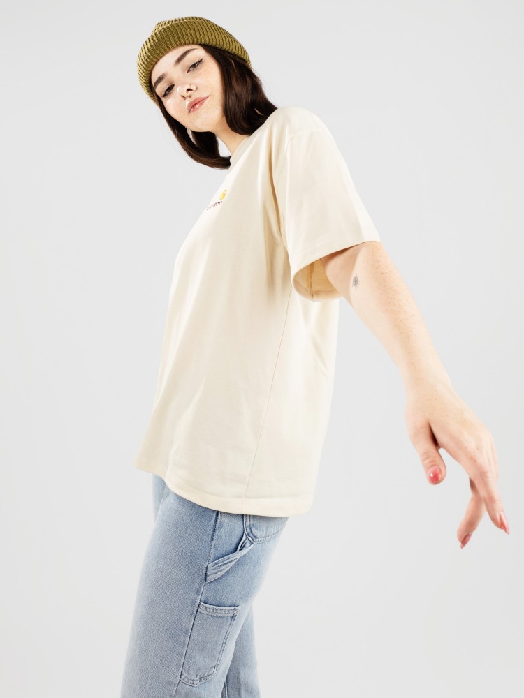 

Футболка Carhartt WIP American Script T-Shirt, natural