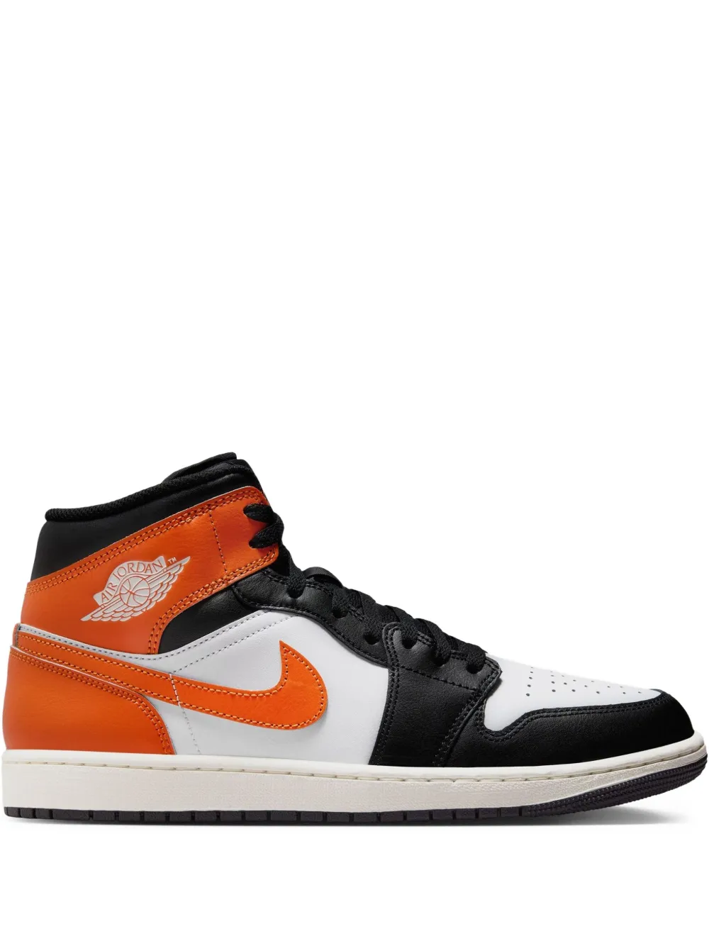 

Кроссовки Air 1 Mid Black Toe Starfish Jordan, оранжевый