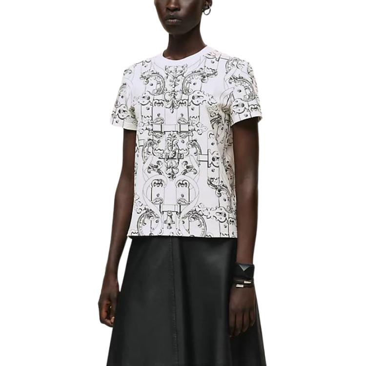 

Женская футболка SS26 в стандартном исполнении Hermes, белый