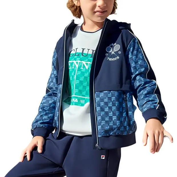 Детская куртка ФИЛА FILA, цвет Blue — фото 2