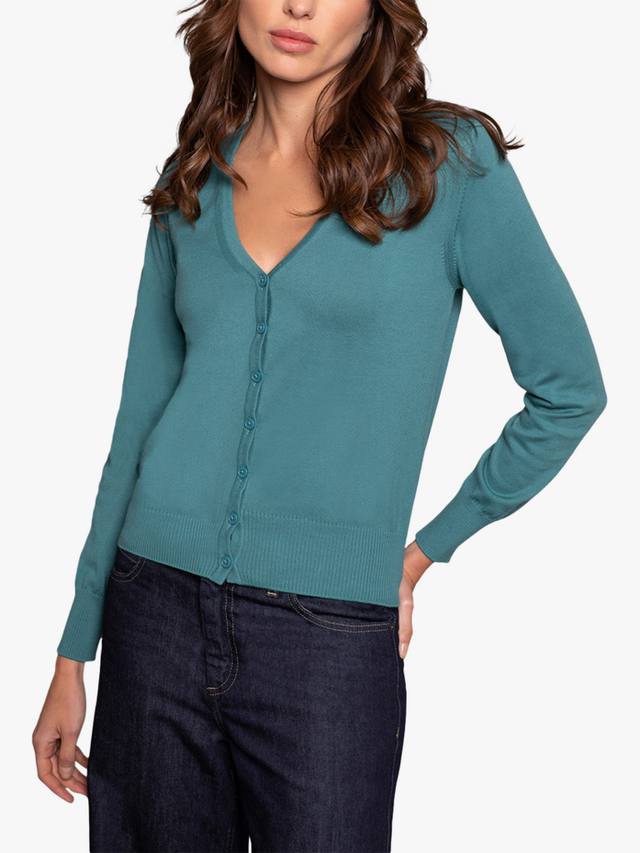 

Кардиган cosmo с v-образным вырезом Celtic & Co., цвет Smokey Teal