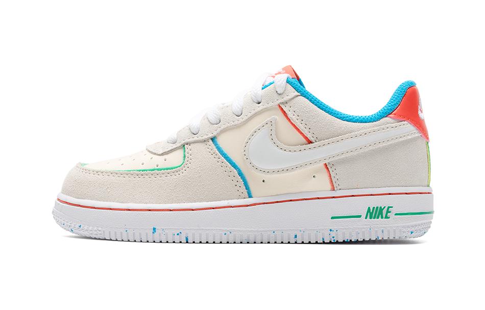 

Кроссовки Air Force 1 Low "Holiday Cookies" PS Nike, бежевый/синий
