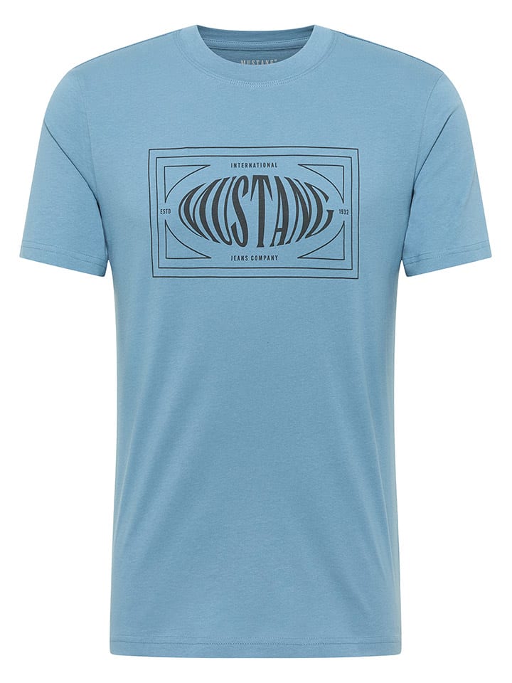 

Футболка Mustang Shirt, светло-синий