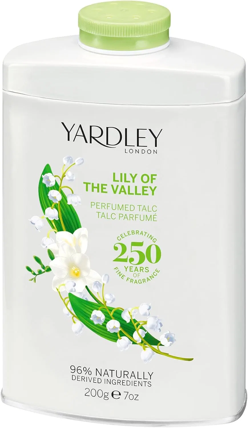 Тальк для тела Yardley London Lily of the Valley 200 мл