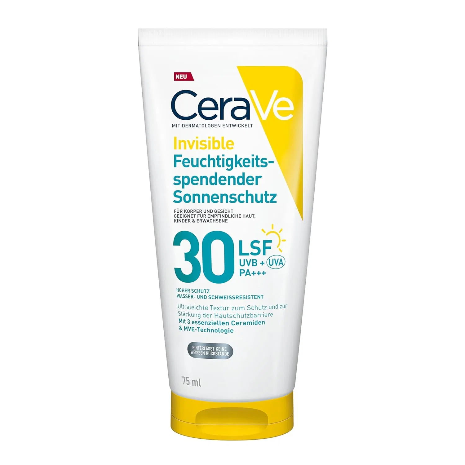 Увлажняющий солнцезащитный крем «Invisible» SPF 30 от CeraVe Cerave