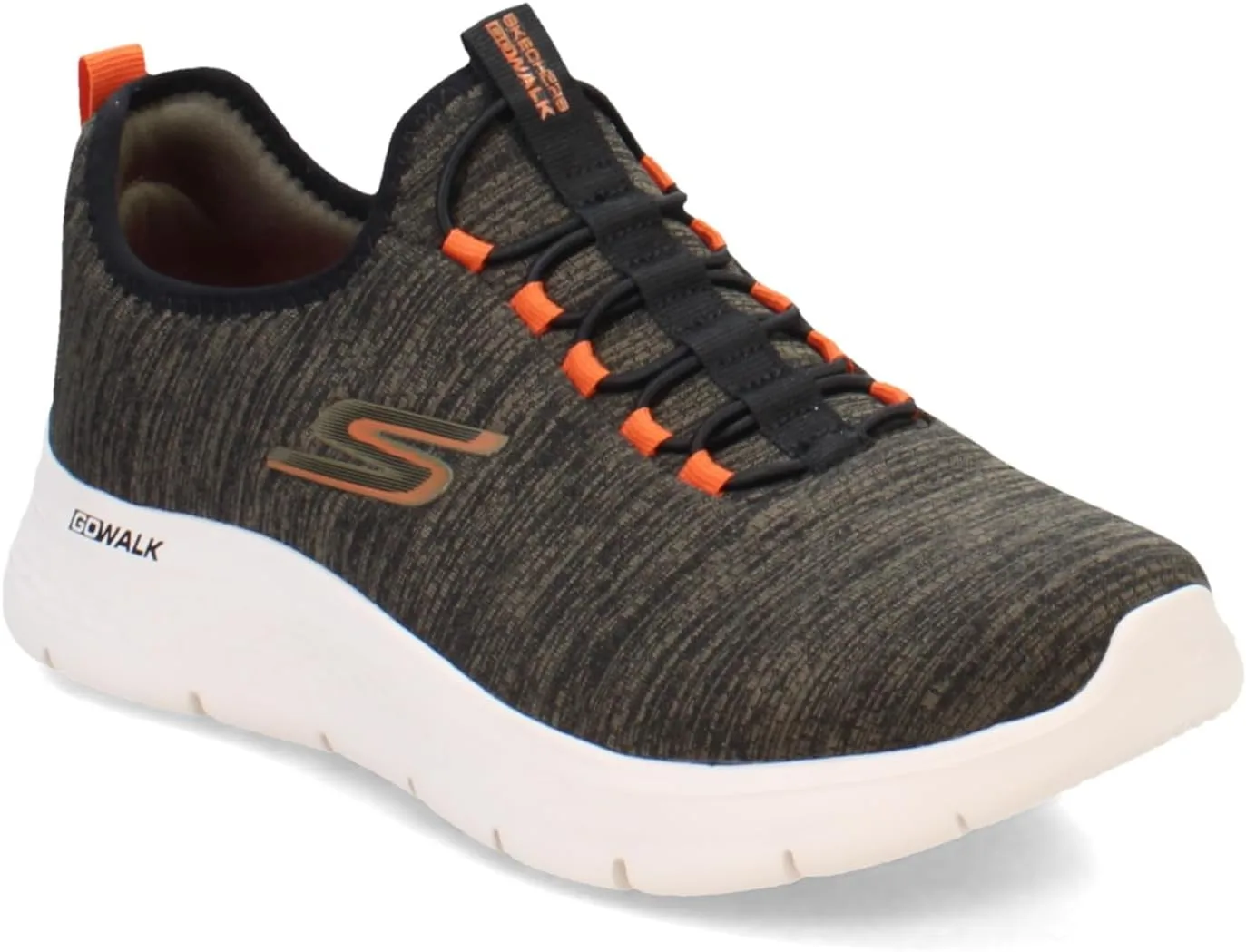 Мужские спортивные кроссовки Skechers Gowalk Flex с воздушной подушкой без шнурков, черный