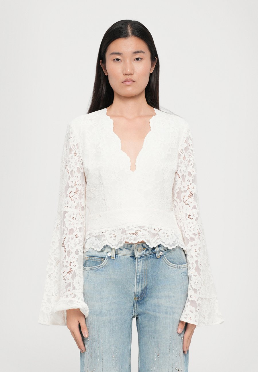 

Блуза The Kooples Blouse, Ecru/Off-White