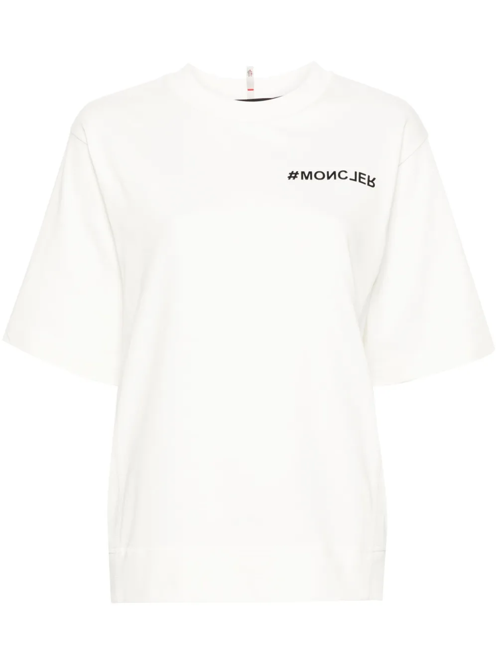 

Футболка с тисненым логотипом Moncler Grenoble, белый