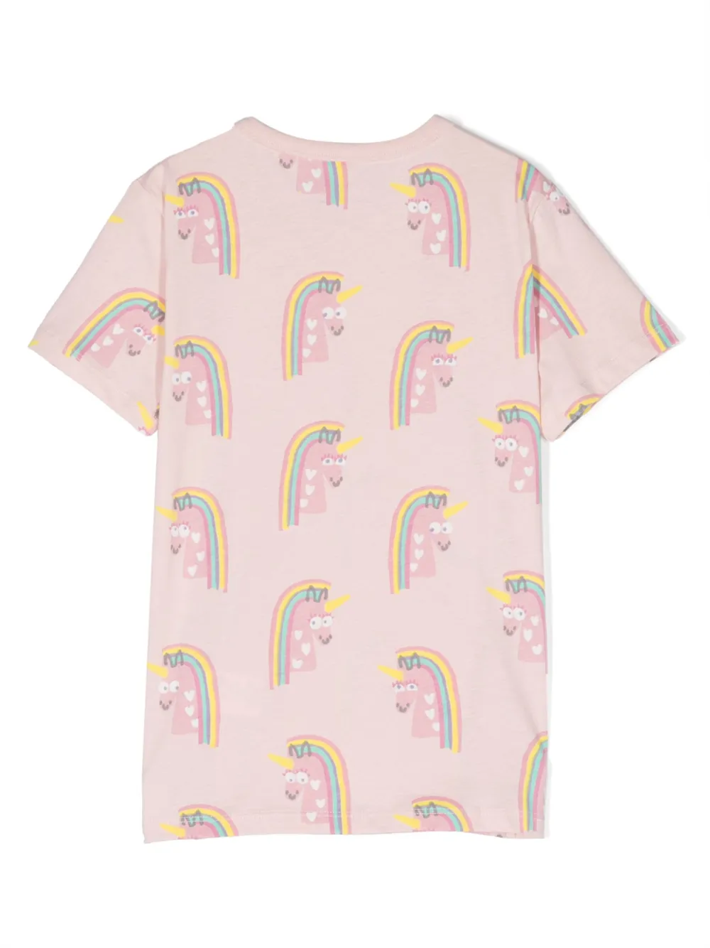 Футболка с принтом Stella Mccartney Kids, розовый — фото 2