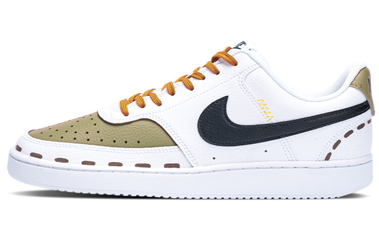 

Кроссовки Nike Court Vision 1 Skateboard Shoes Men Low-Top White Brown/Black