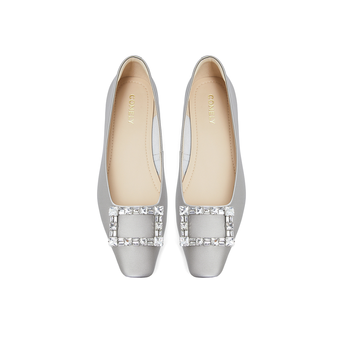 COMELY Женские повседневные туфли-лодочки светло-серые, цвет Light Gray — фото 4